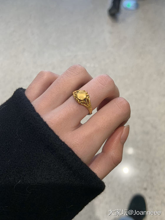 妈妈的结婚戒指～_戒指金