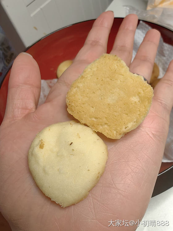 儿子烤的饼干_厨艺美食