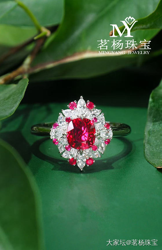 红宝石小精品戒指💍～_红宝石