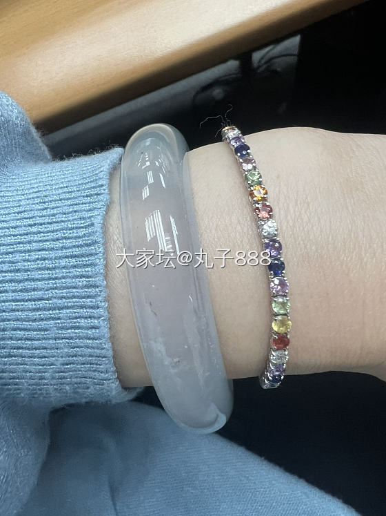 今天戴的_彩色宝石钻石翡翠