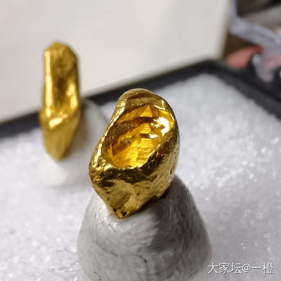 小金杯&小金矛·自然金_金矿物标本