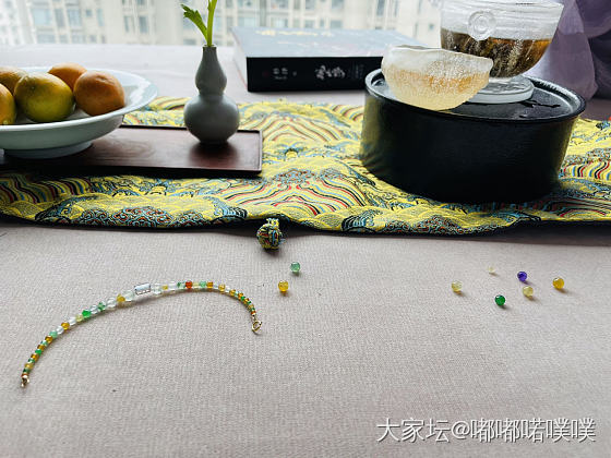 翡翠小多宝手链_翡翠