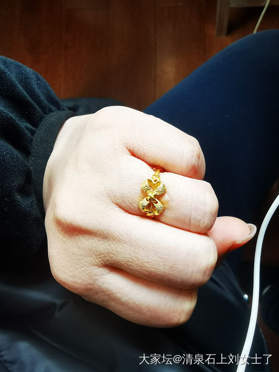 今天的小可爱_戒指金