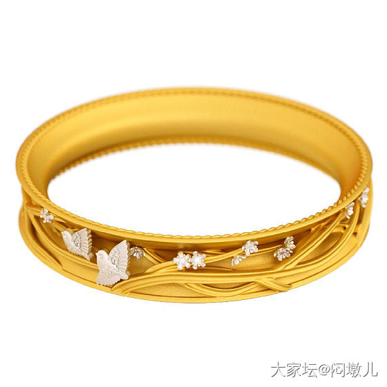 不愧是镇店之宝啊，太精致了🥰_手镯金