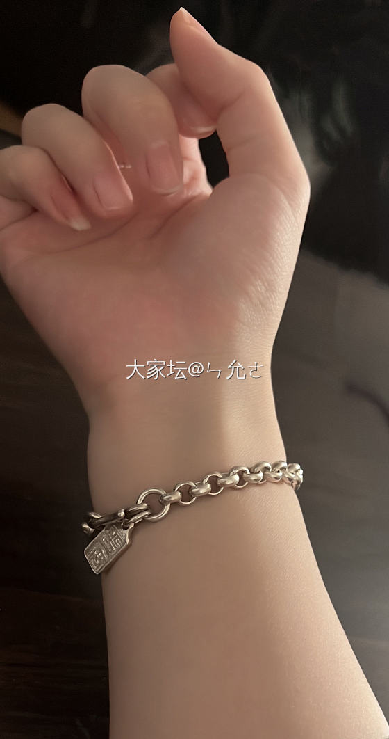 失而复得的珍珠链，打卡第一天_手链银