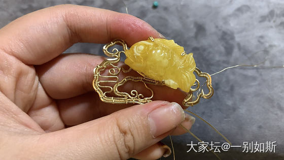 新作【祥瑞·莲鱼】，祝大家吉庆有余，所得皆所愿_手工diy