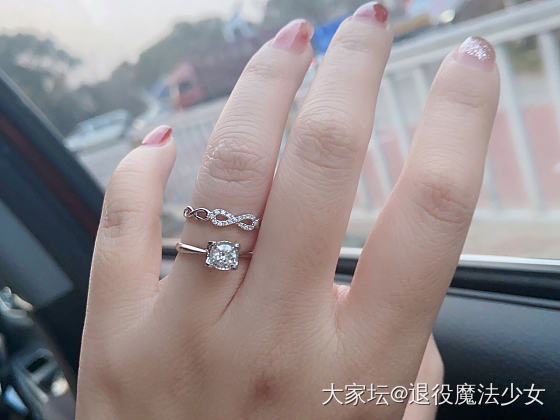 二刷小破球，买了个莫比乌斯戒指_戒指钻石