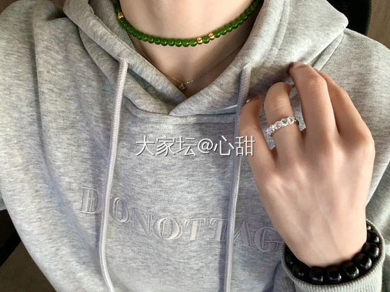 春天的尾声，活力满满_搭配和田玉钻石