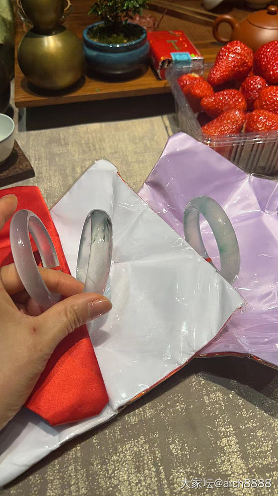 高高高货翡翠手镯！_翡翠