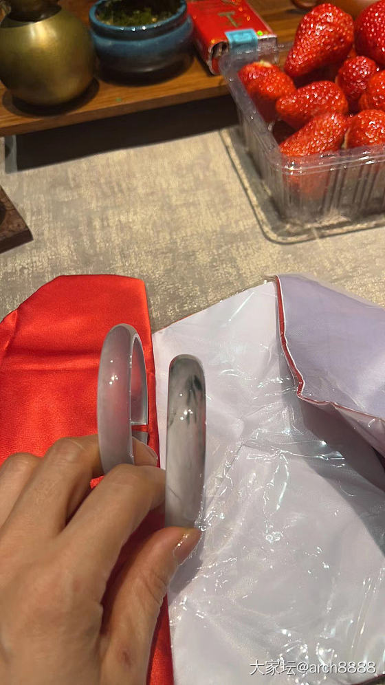 高高高货翡翠手镯！_翡翠