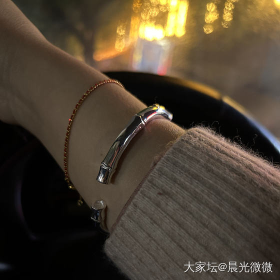 细竹节_手镯银