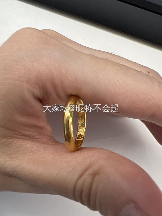 振贤的泥鳅背内凸戒指_打金手饰金