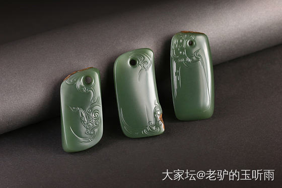 古纹饰与深色玉种的完美搭配～_和田玉