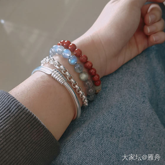 柔光的推圈都带成亮面啦_水晶银
