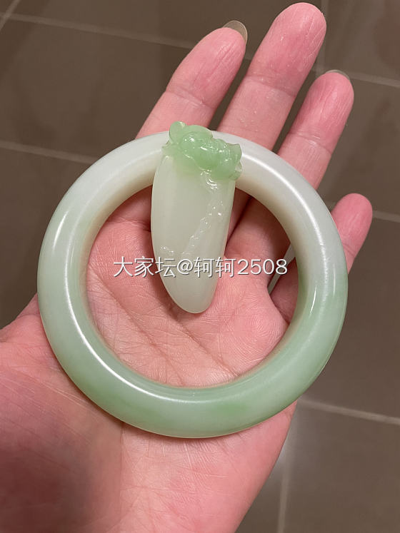 翠青 不是原配 胜似原配_摆件和田玉