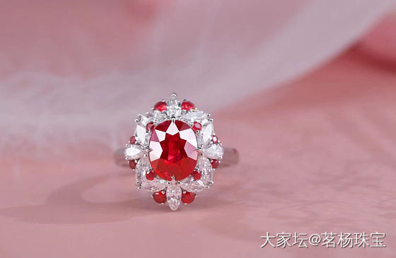 缅甸红宝石戒指💍～_名贵宝石