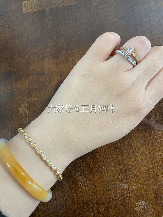 最爱翡翠黄金 偏偏离不开k金😅_K金翡翠钻石金