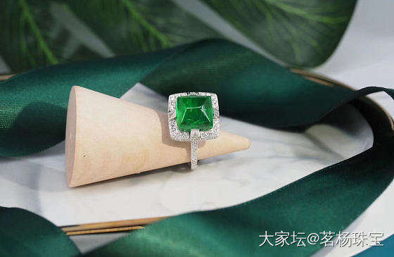 复古款～糖塔祖母绿戒指💍_名贵宝石