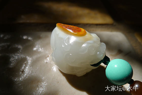 喜报三元籽料玉牌 - 郭万龙_牌子和田玉