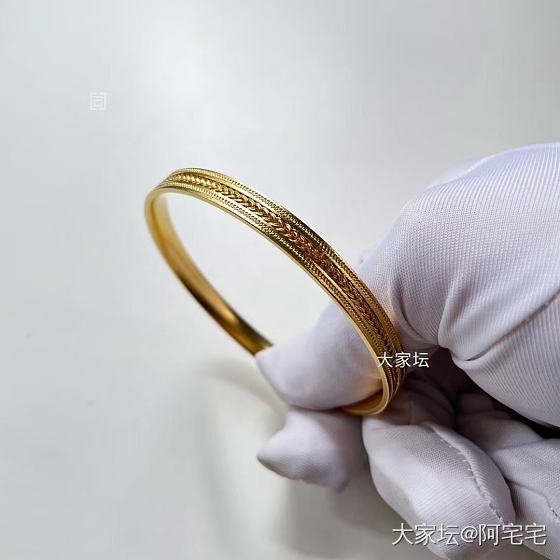 新款镯子戳中我的心巴_手镯金