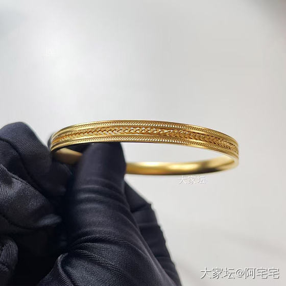 新款镯子戳中我的心巴_手镯金