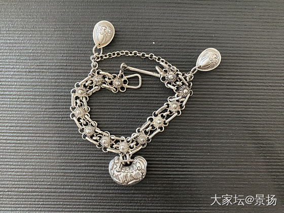 林中双霸_古董首饰银