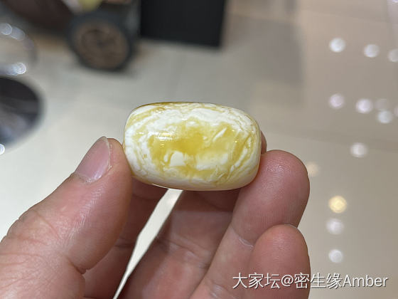 瓷白虎皮纹桶珠_琥珀蜜蜡