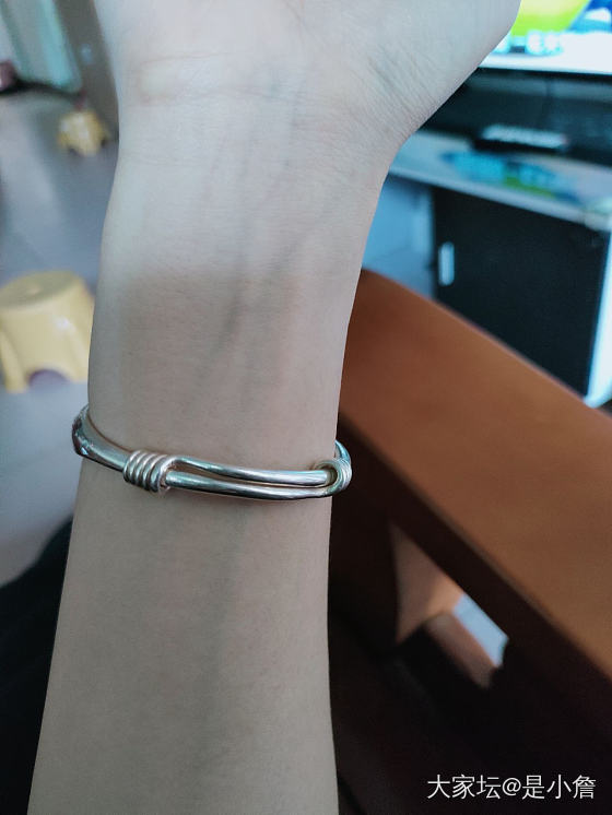 戴润了的感觉😊_手镯银