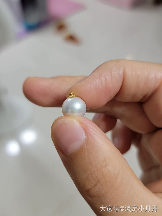 卖家说是生长纹，但是我怎么感觉要裂开了一样_珍珠
