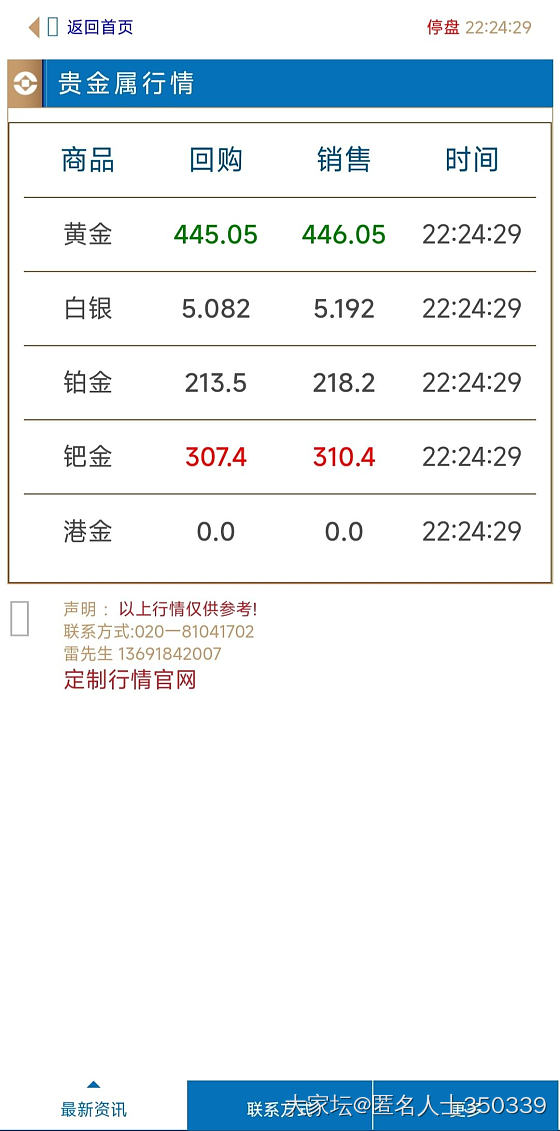 上交所金价443了_贵金属