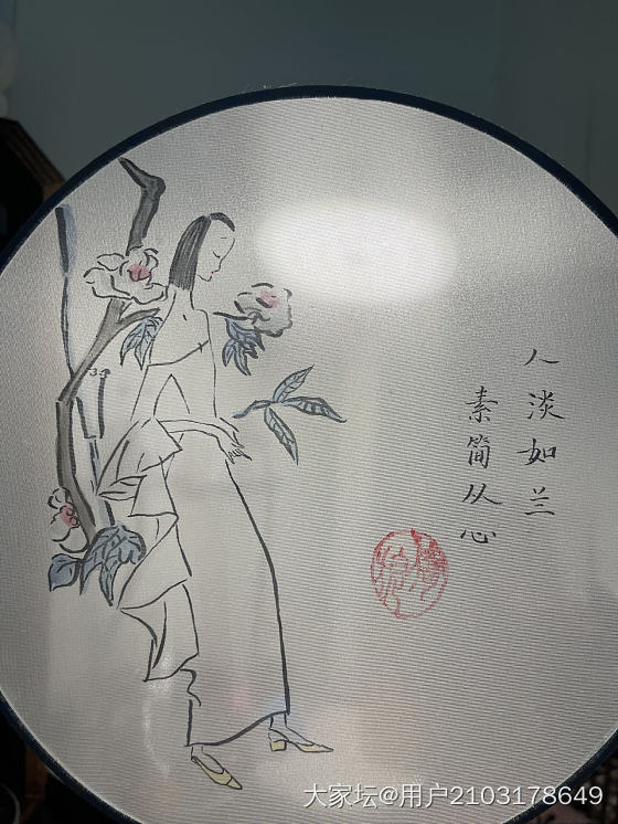 盛夏十里，小暑长安🌹_扇手绘