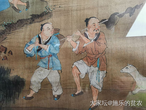 一幅古（元）画中的男女发型_收藏