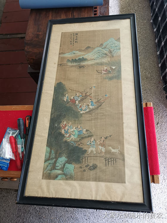 一幅古（元）画中的男女发型_收藏