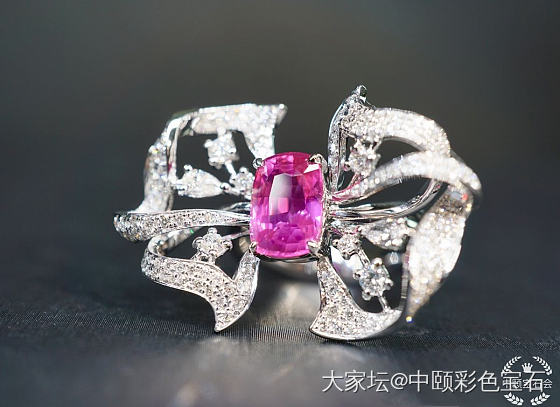 ##中颐天然粉色蓝宝石戒指##  2.68ct_戒指蓝宝石名贵宝石