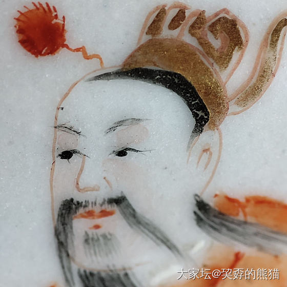 清道光广彩十二花神赏盘_陶瓷