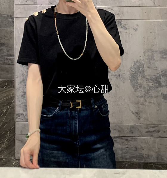 今日搭配～和田也可以酷酷的🤠_项链搭配和田玉