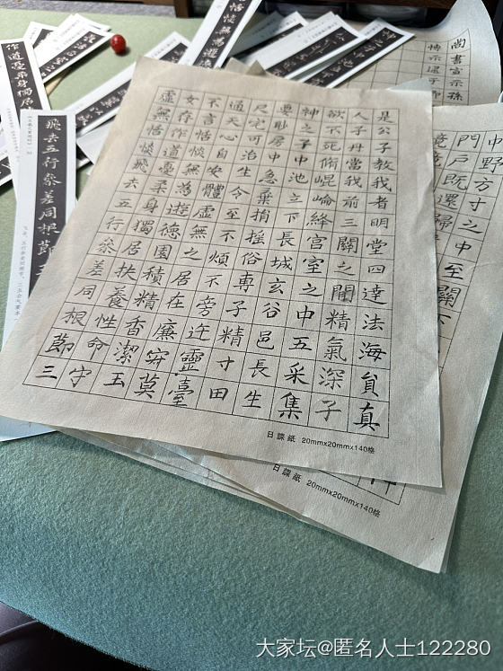 每天写一篇小楷_书法