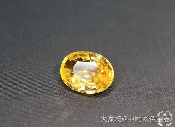 ##中颐天然黄色蓝宝石##  3.05ct  CGTL证书_蓝宝石名贵宝石