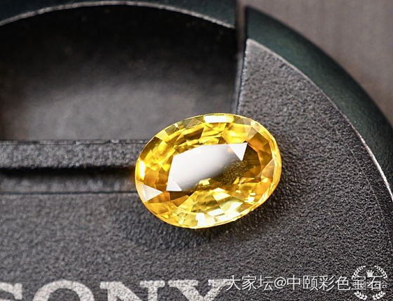 ##中颐天然黄色蓝宝石##  3.05ct  CGTL证书_蓝宝石名贵宝石