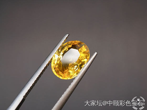 ##中颐天然黄色蓝宝石##  3.05ct  CGTL证书_蓝宝石名贵宝石