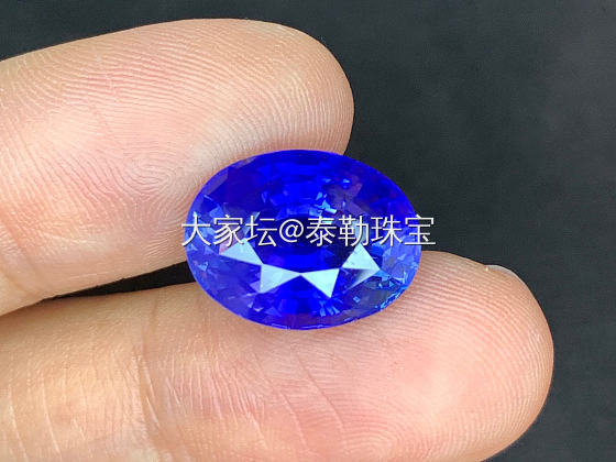 斯里兰卡10ct➕斯里兰卡无烧皇家蓝格子蛋_名贵宝石