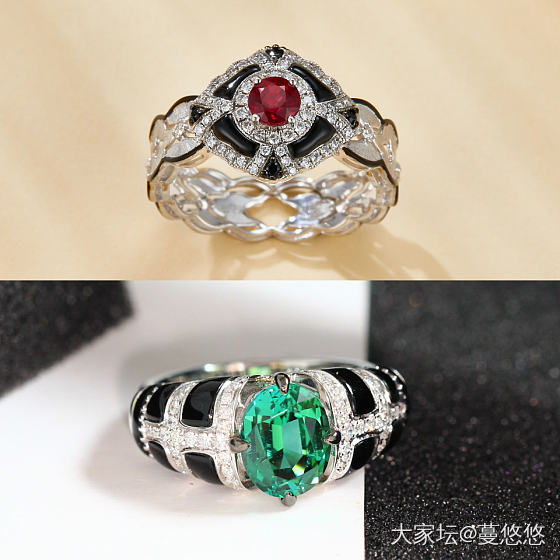 Art deco 系列_名贵宝石