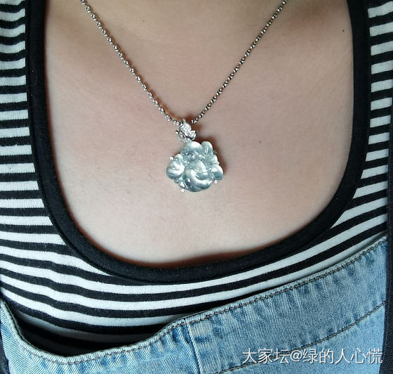 就当做送给自己的七夕礼物吧~_吊坠翡翠