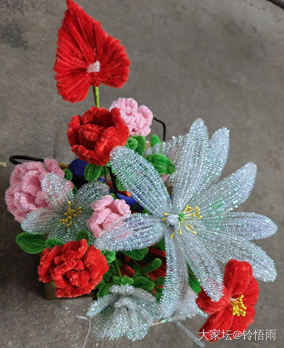 扭扭棒花_手工diy