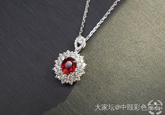 ##中颐天然鸽血红红宝石吊坠##  0.95ct_红宝石