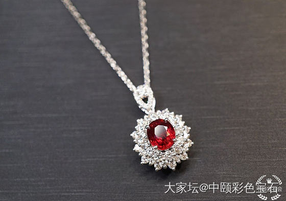 ##中颐天然鸽血红红宝石吊坠##  0.95ct_红宝石