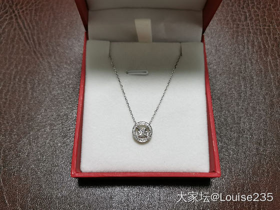 60分的单钻项链好看吗姐妹们_钻石
