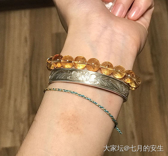 知秋_手镯银水晶
