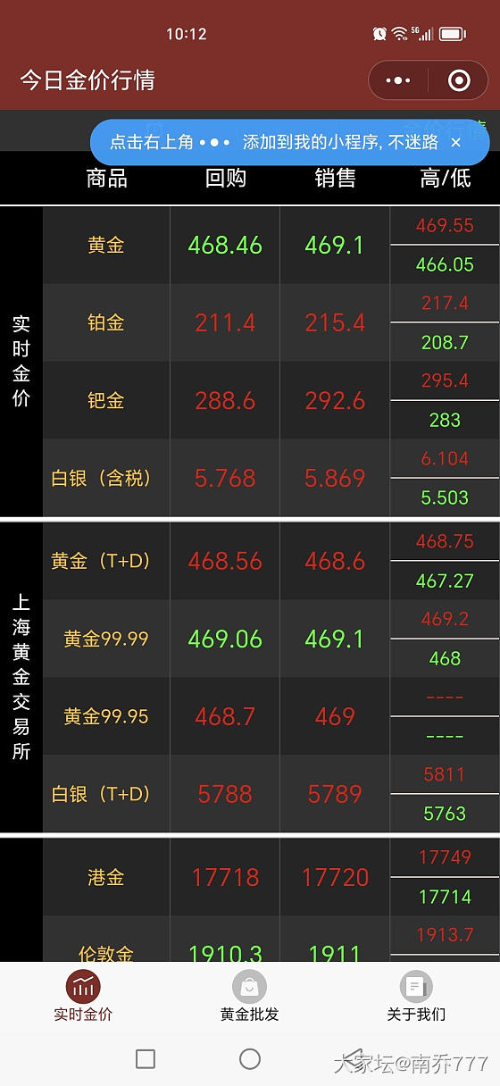 今天金价又涨了_金