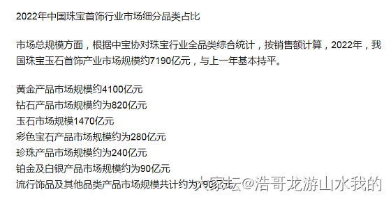 为什么和田玉和彩宝占据我国珠宝市场整体份额那么小_钻石彩色宝石和田玉翡翠